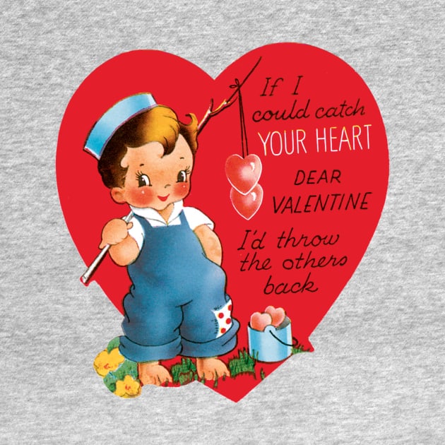 Vintage Valentine's Day Heart by MasterpieceCafe